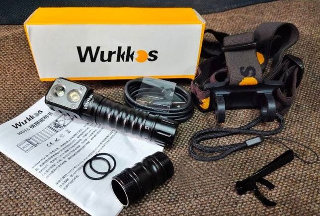 Налобний ліхтар Wurkkos HD15 з акумулятором