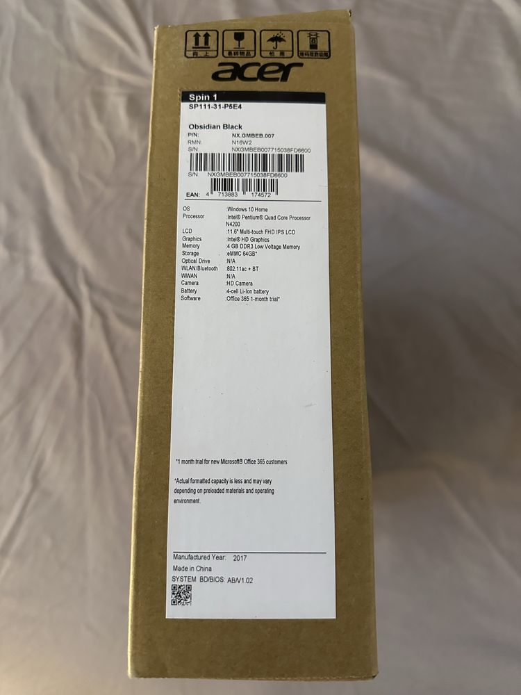 Portatil Acer Windows 10 Home