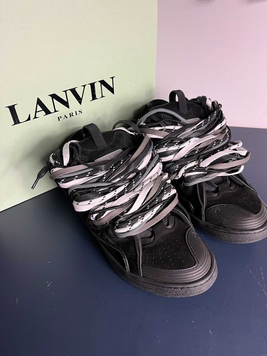 Buty Lanvin Curb Sneakers czarne FOSHAN
