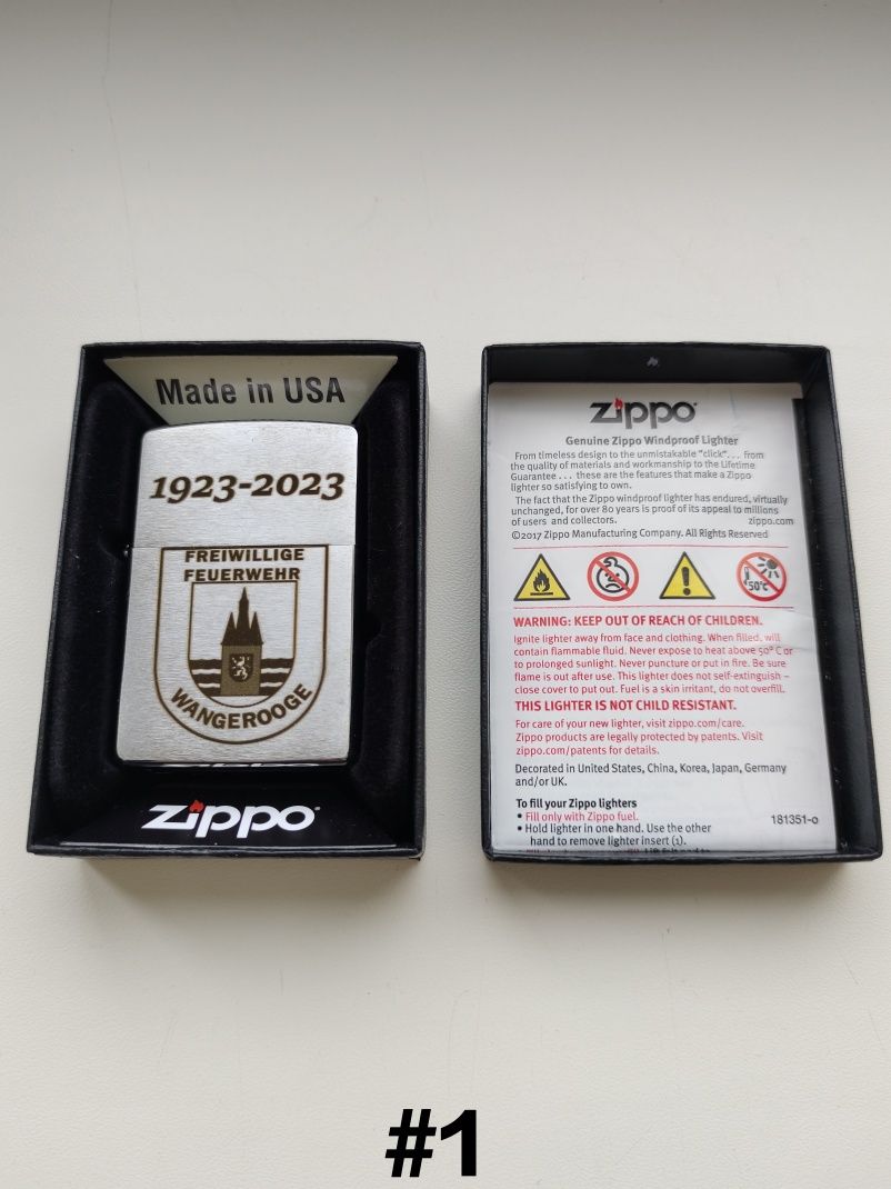 Оригинальные зажигалки Zippo