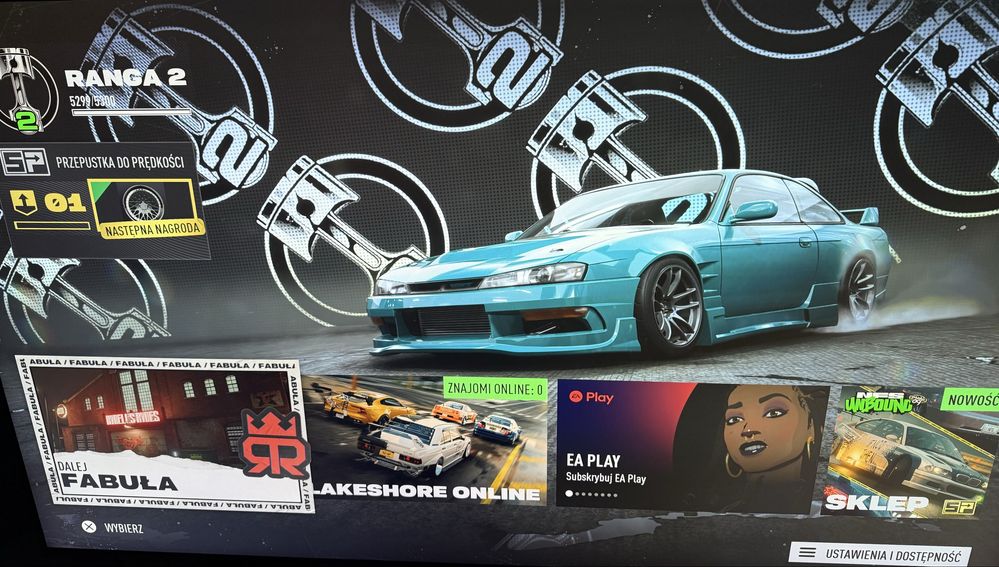 Gra Need For Speed Unbound Polska Wersja PL NFS PlayStation 5 Ps5 Slim