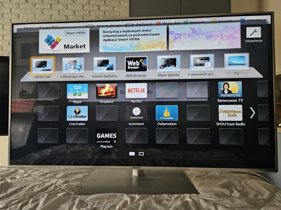 Telewizor Panasonic 55'' ultra slim 3D/SmartTV/FullHD/600Hz/USB/WiFi/