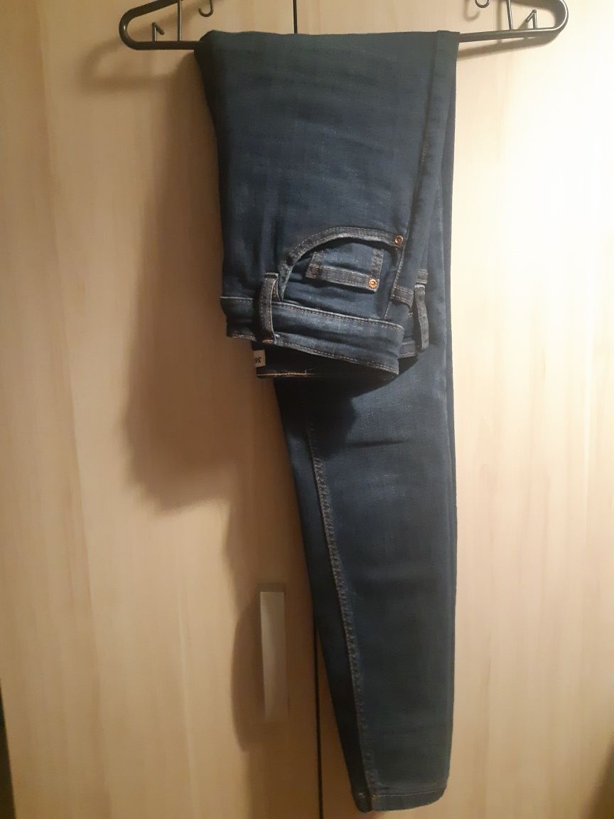 Spodnie jeansy wysoki stan 36 Pull&Bear