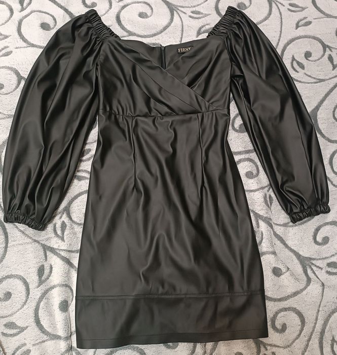 Шкіряне плаття/кожаное платье