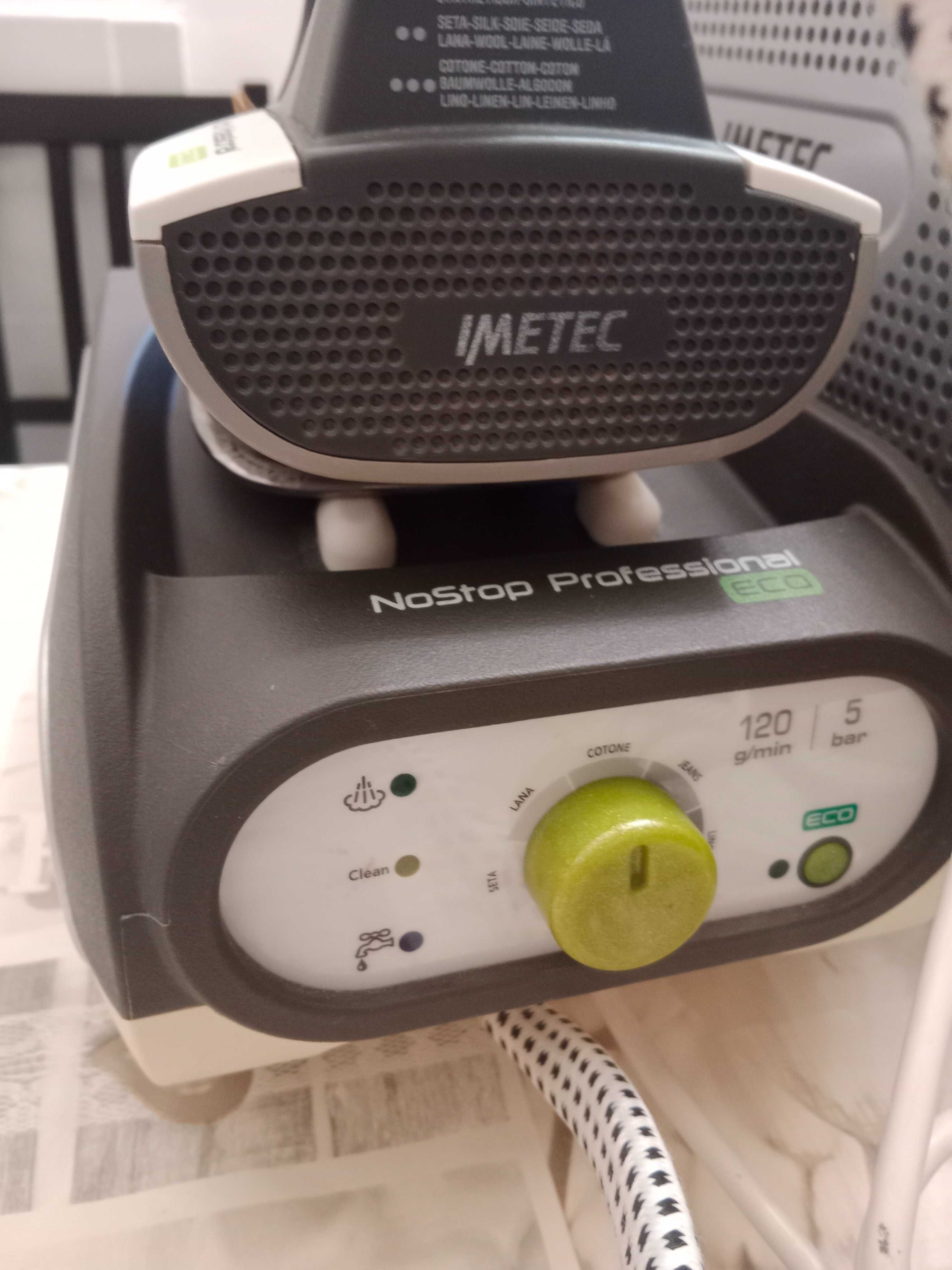 Ferro caldeira da imetec a funcionar