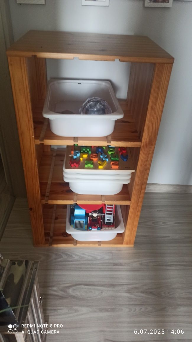 ikea trofast regał drewniany rama