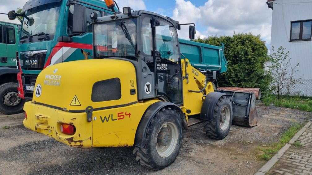 Wacker Neuson WL 54 mtg 3730 rok 2015 rekin+widły ładowarka pług szybk