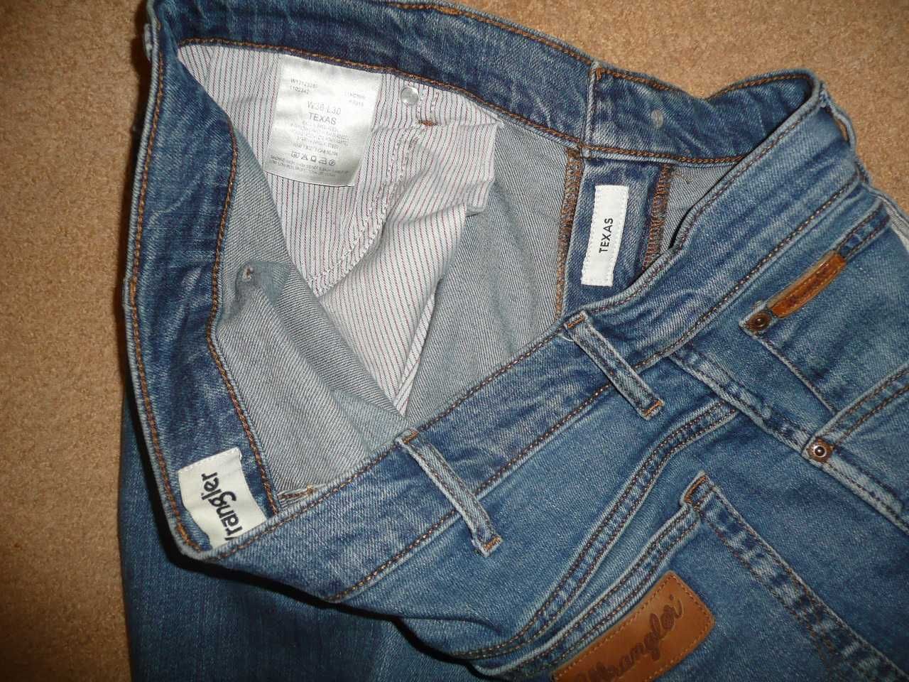 Spodnie dżinsy WRANGLER W36/L30=48,5/102cm jeansy
