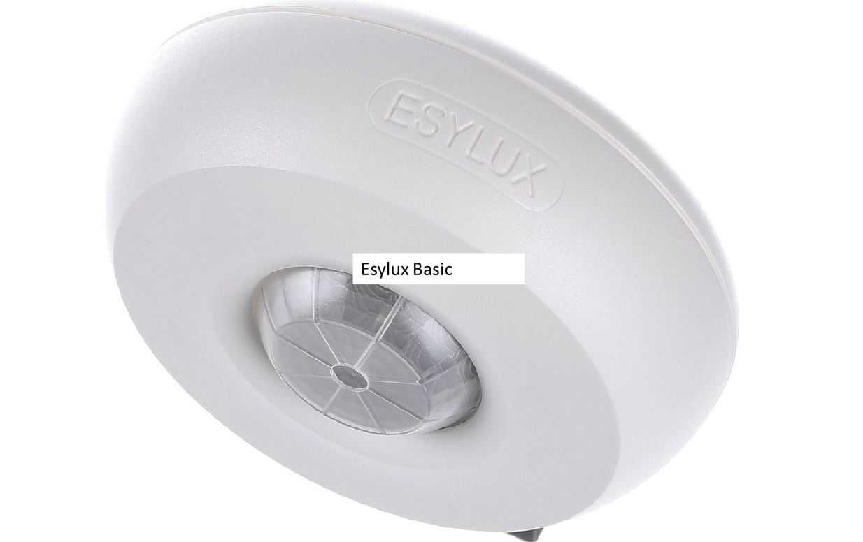 Detector de presença de teto branco embutido, 360 graus,