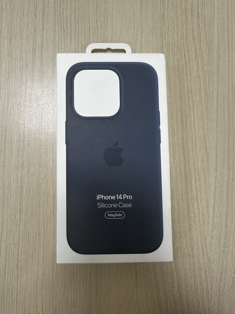 iPhone 14 Pro Silicone Case Storm Blue Оригінал