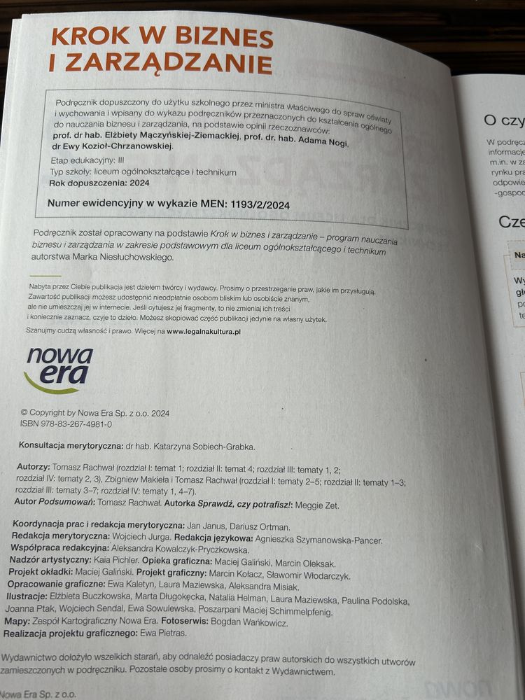 Podręcznik biz klasa 2