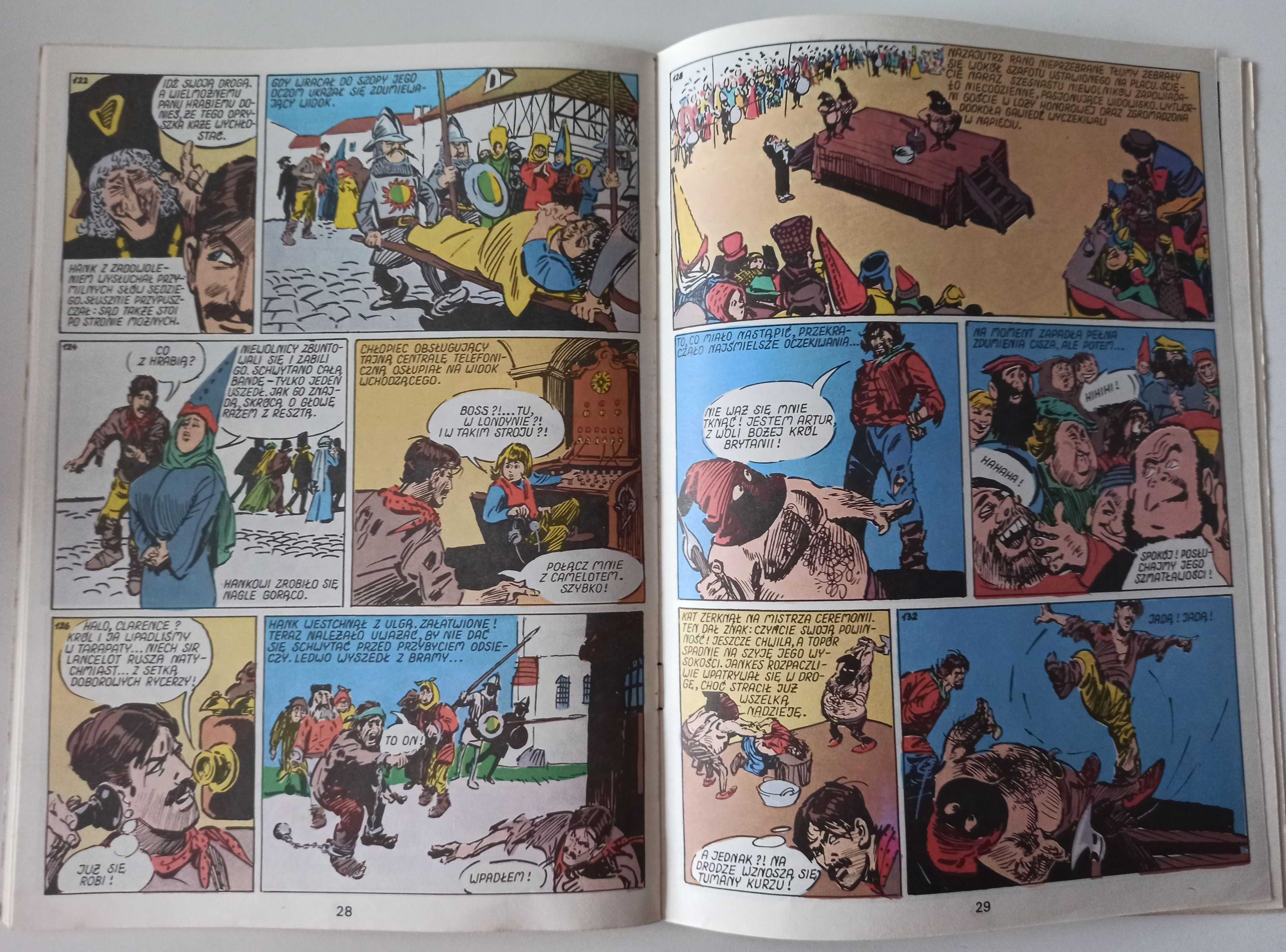 Jankes na dworze Króla Artura - komiks I wydanie 1989