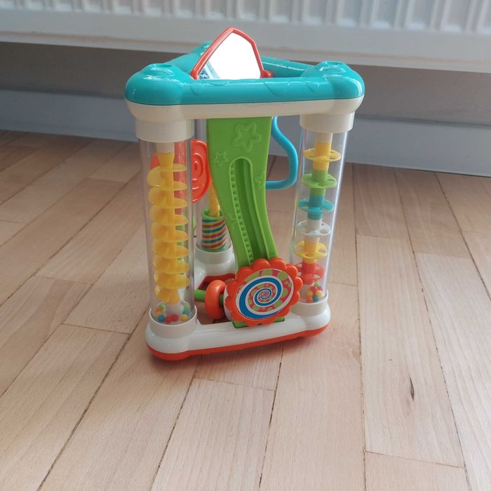 Duża grzechotka 21 cm trójkąt PLAY GO sensoryka, motoryka