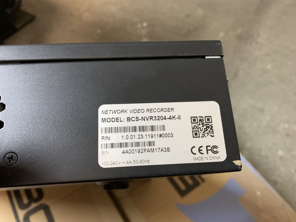 Rejetrator BCD NVR 3204 4K II monitoring CCTV