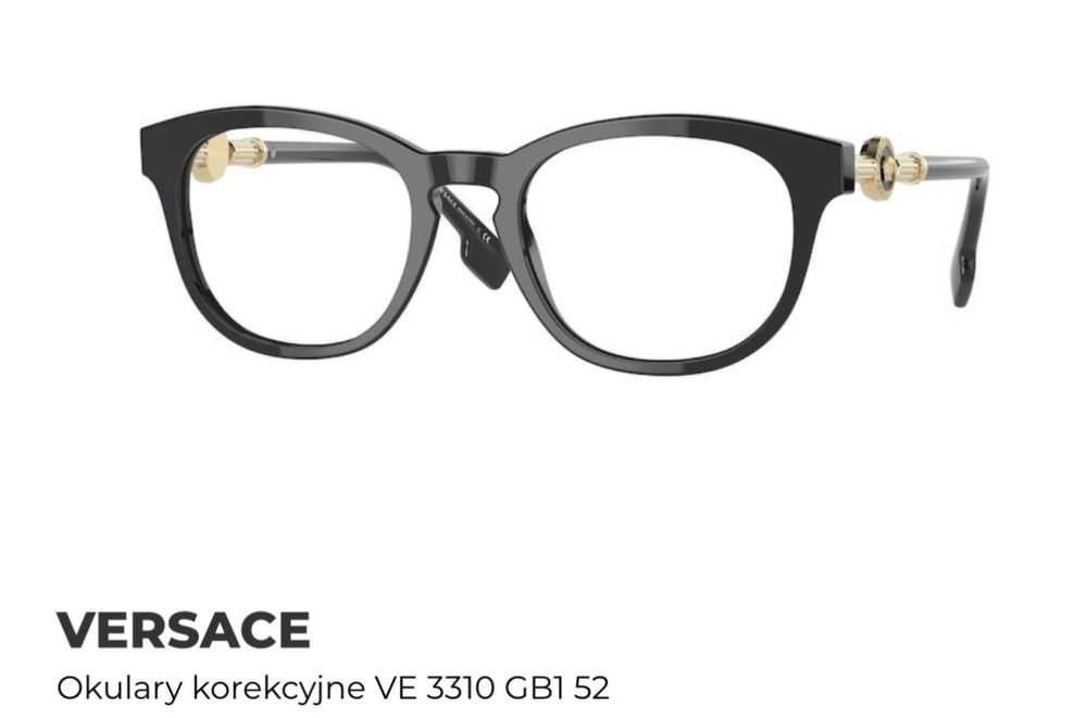 Nowe okulary korekcyjne Versace