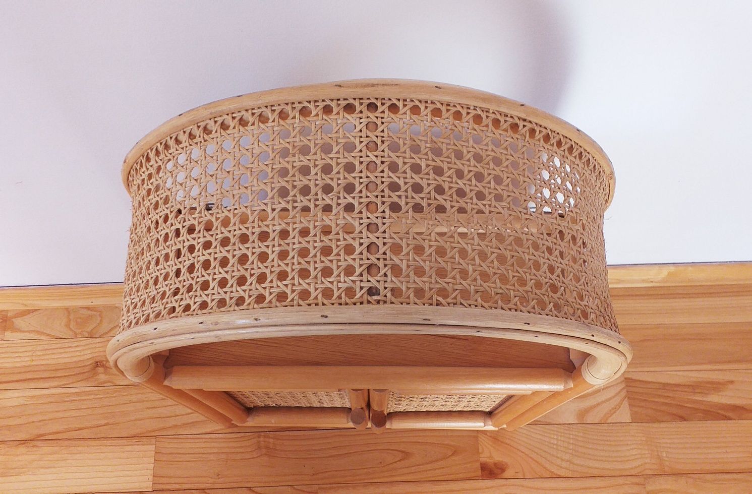 półka rattan peacock szafka rattanowa etażerka wiklina boho