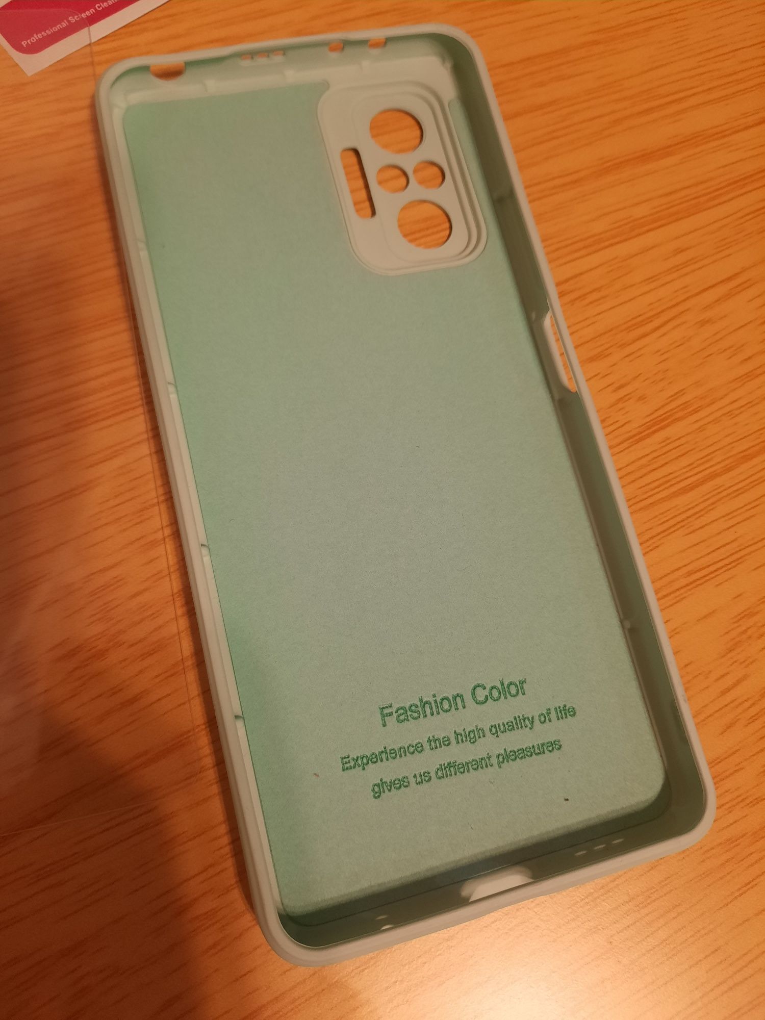 Etui z mikrofibrą na Xiaomi Redmi Note 10 pro 4g z szkłem hartowanym