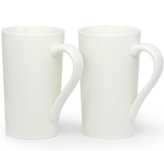 Nowy zestaw kubków / porcelanowy / pojemnik / 2x600ML !2255!