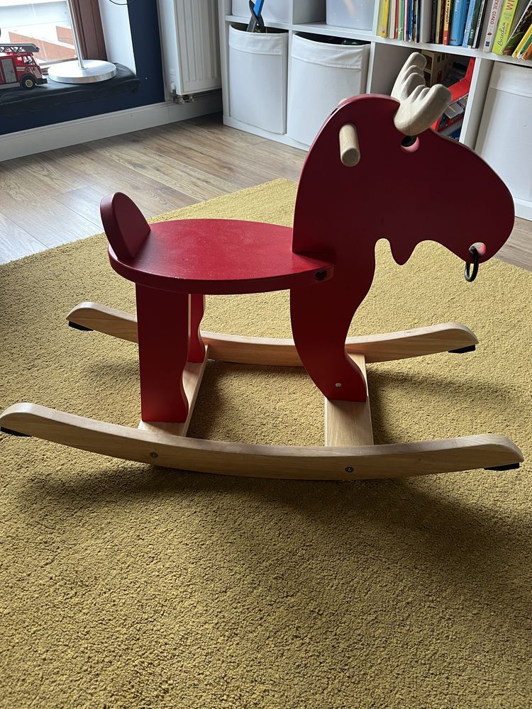 Koń łoś na biegunach Ikea Ekorre