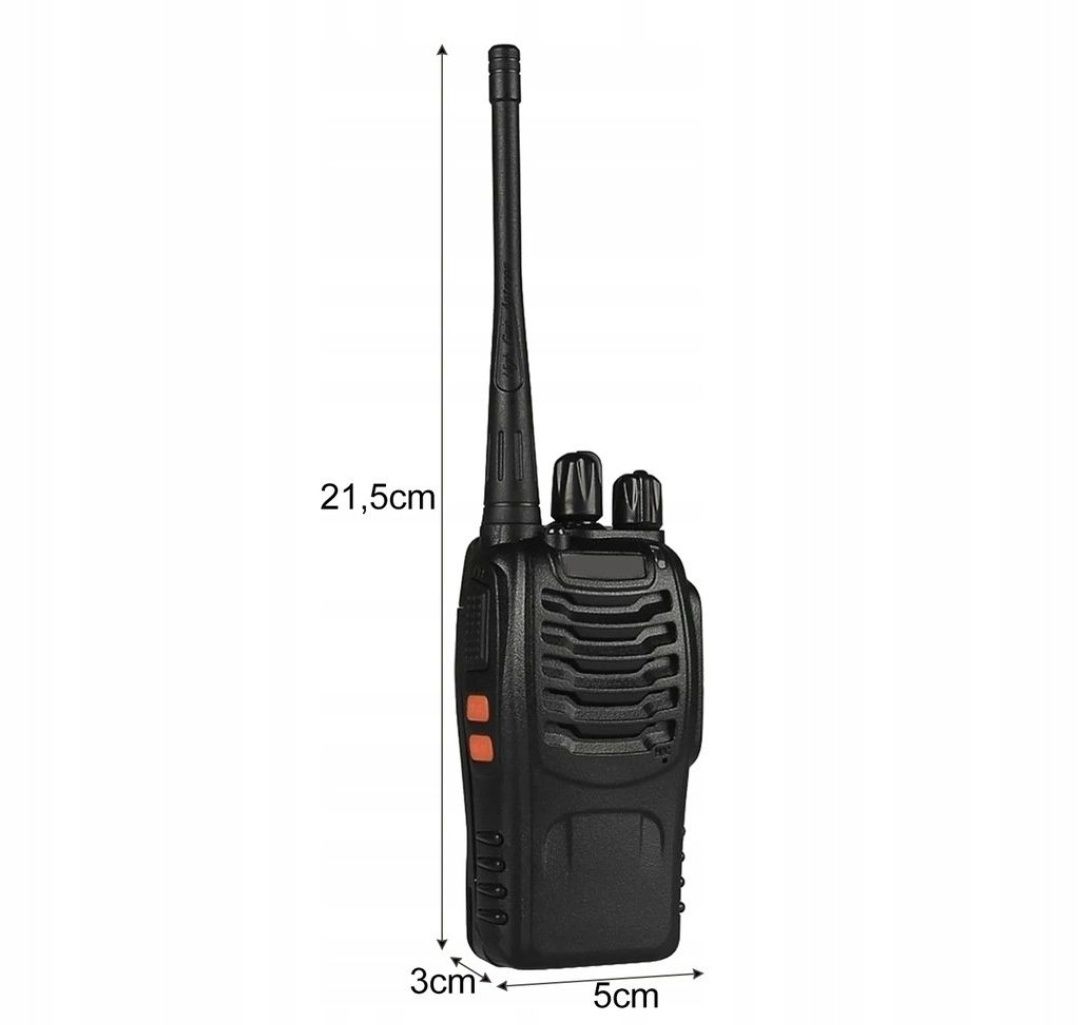 Krótkofalówki 2x Walkie Talkie PRO Duży zasięg 5km NOWE