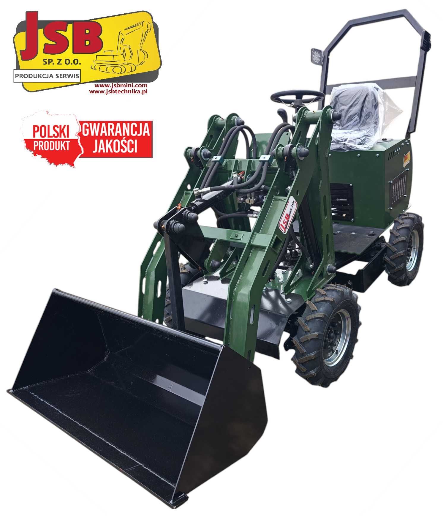 Mini ładowarka kołowa przegubowa łamana MS-L116KN JSB - Wiertarka