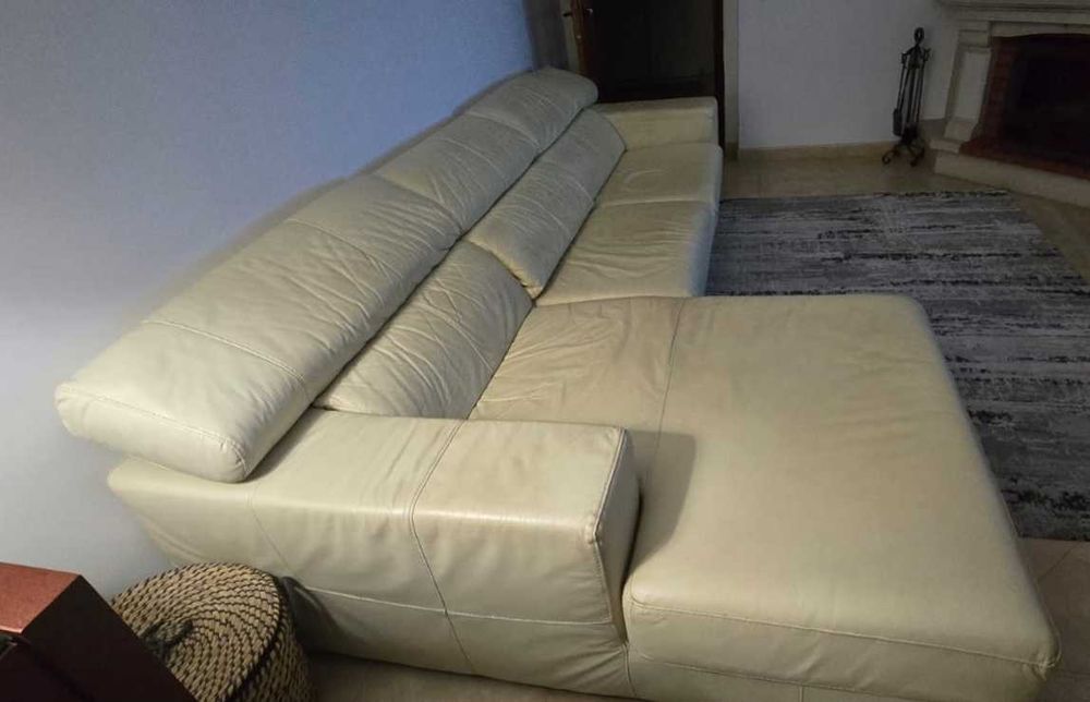 Sofá cama pele sintética