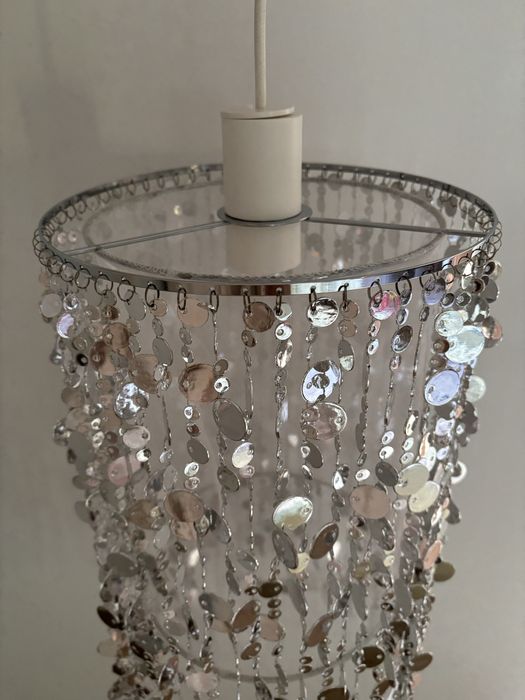 Lampa wisząca kryształki y2k 2000s