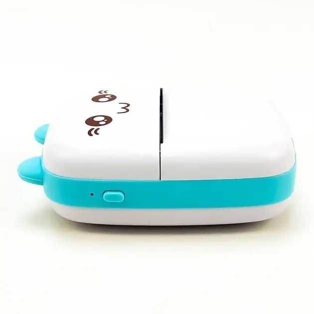 Термопринтер детский минипринтер для фото с телефона маленький принтер