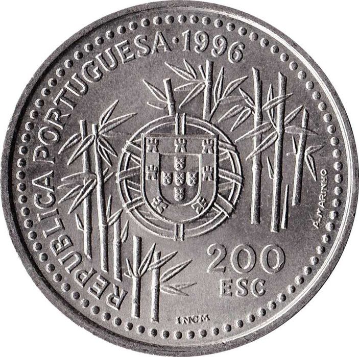 China - - - 200$00 - 1996 - - - - - Moeda