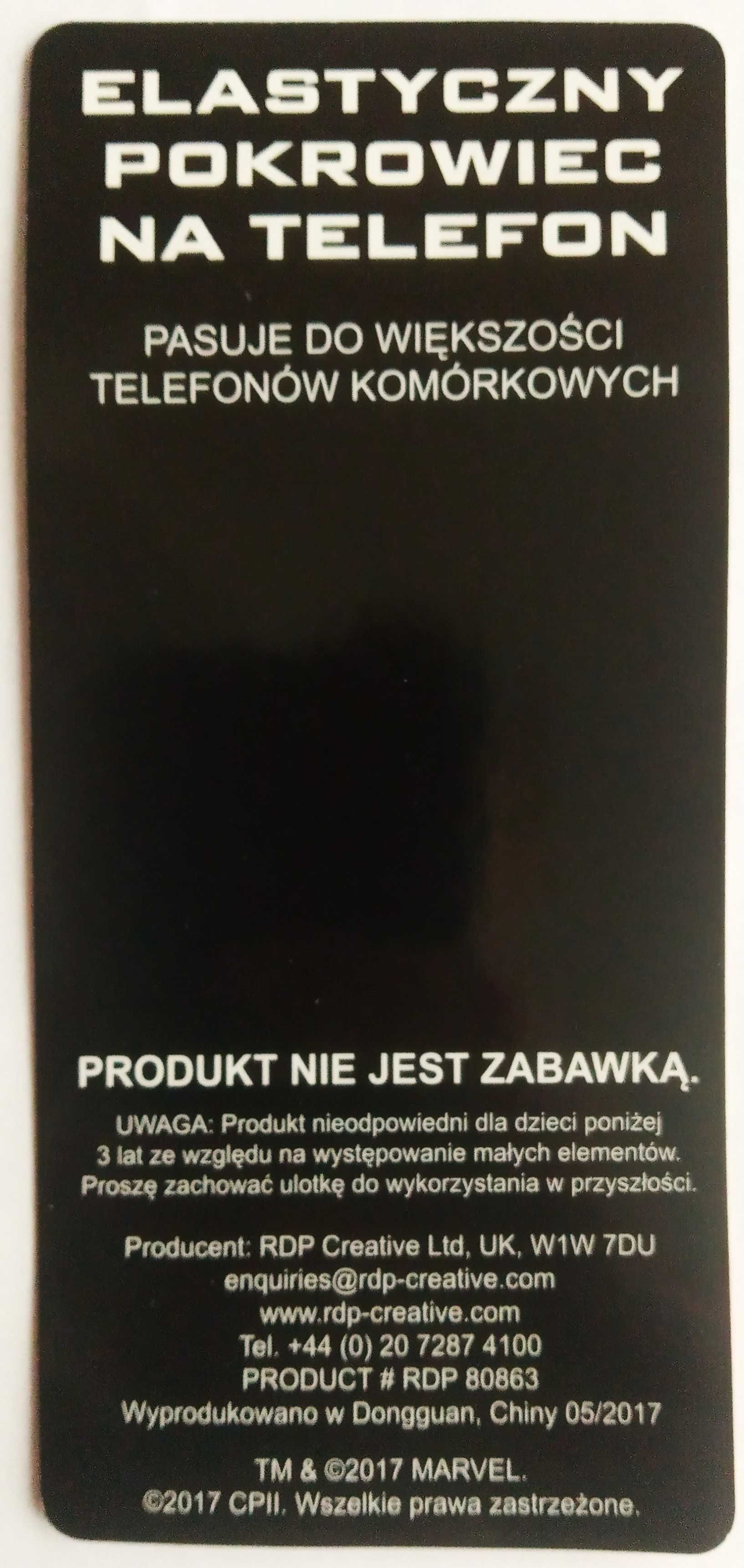 Etui pokrowiec elastyczny uniwersalny Spider-Man na telefon 5,2''