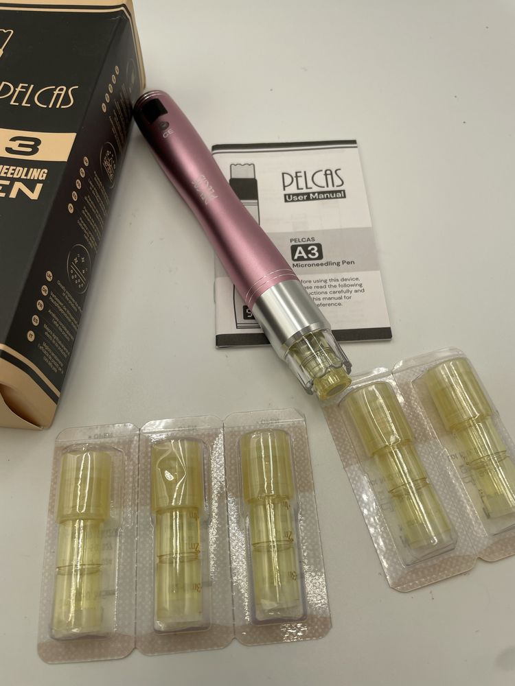 Pen urządzenie do mezoterapii mikroigłowej domowy użytek 6 wkładów