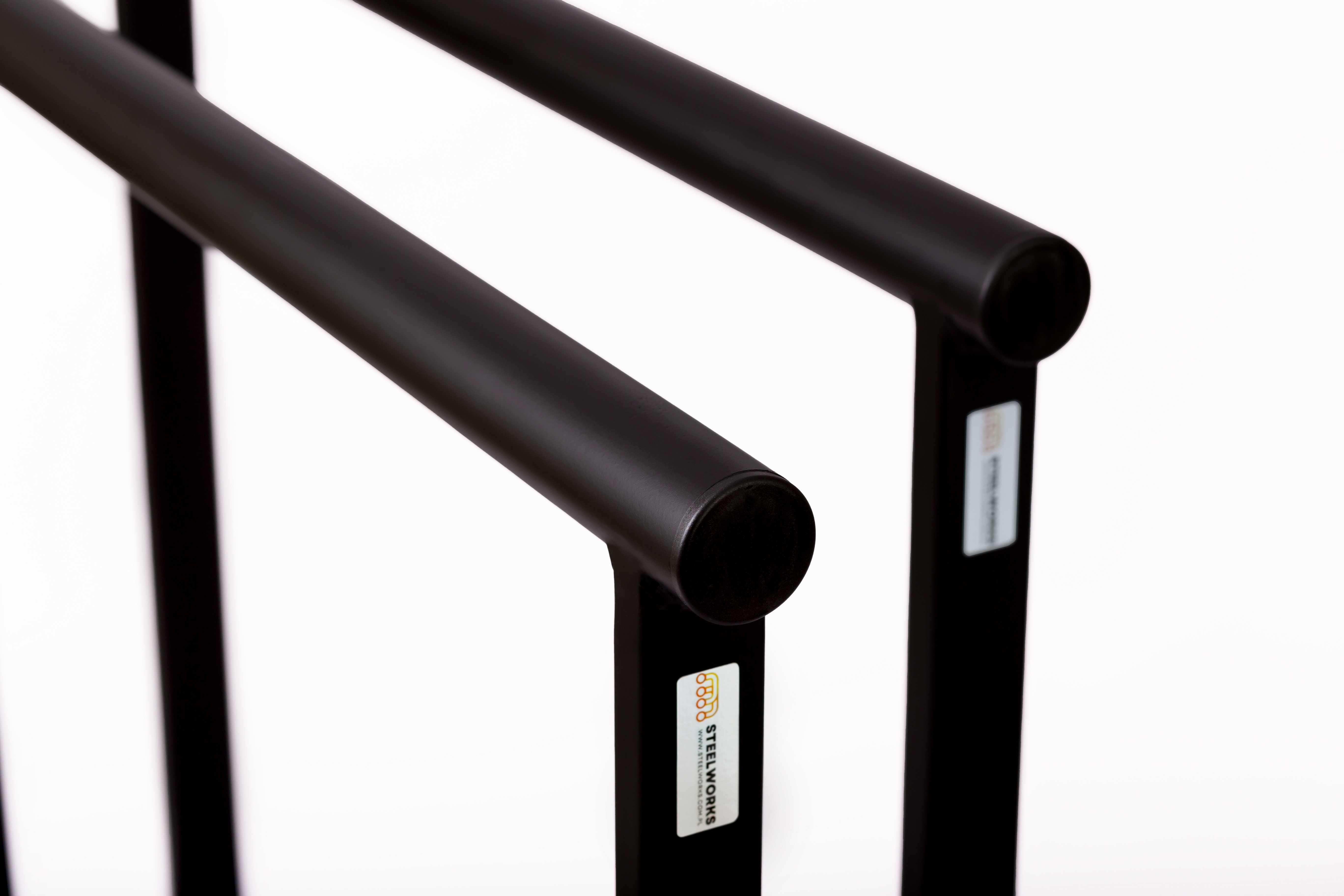 Wysokie poręcze stacjonarne do ćwiczeń, dipów, 91 cm, komplet, 2szt.