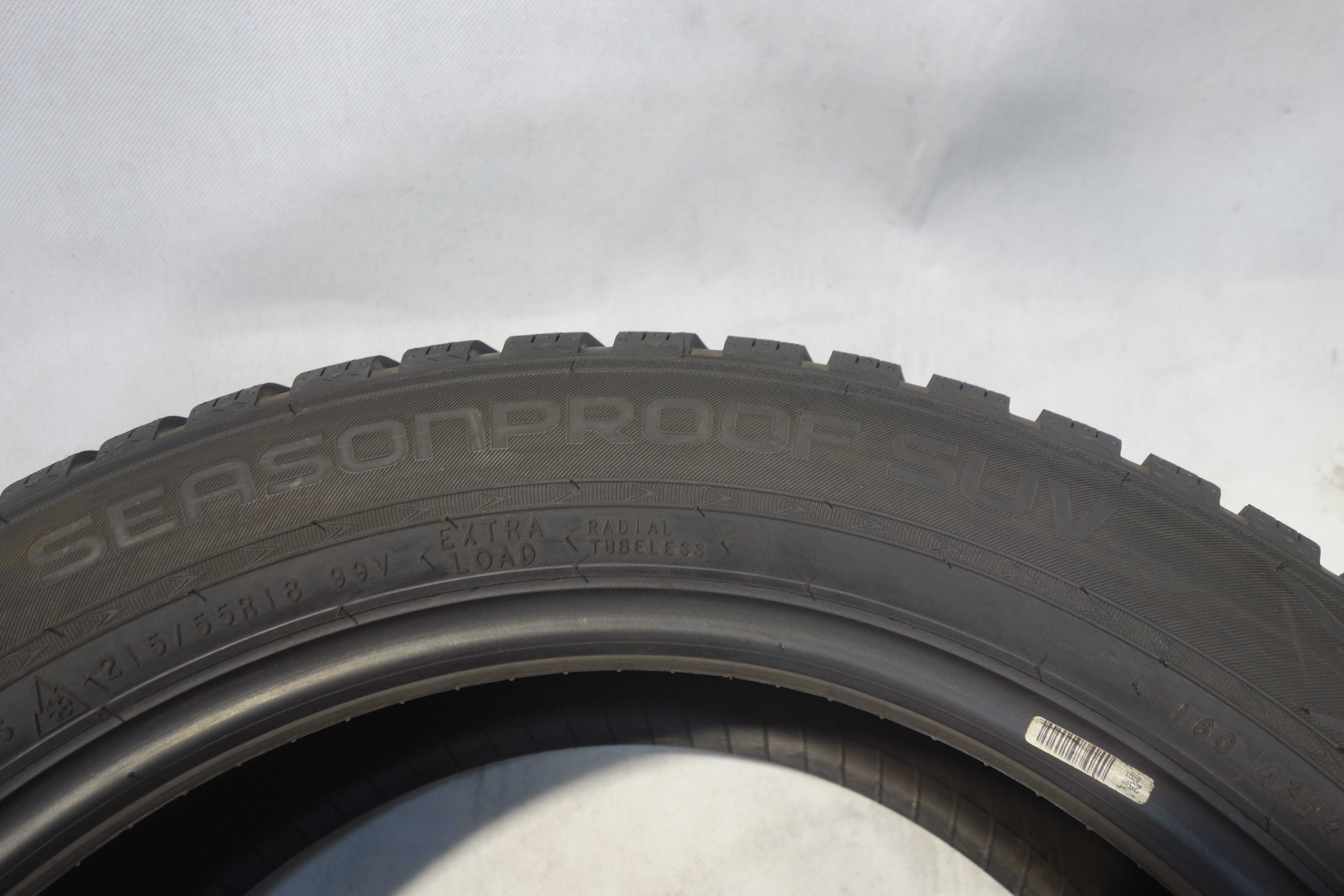 Opony całoroczne 215/55/18 - NOKIAN Season Proof Suv XL