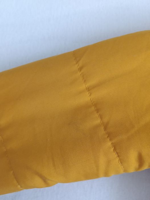 Żółta zimowa kurtka dziecięca