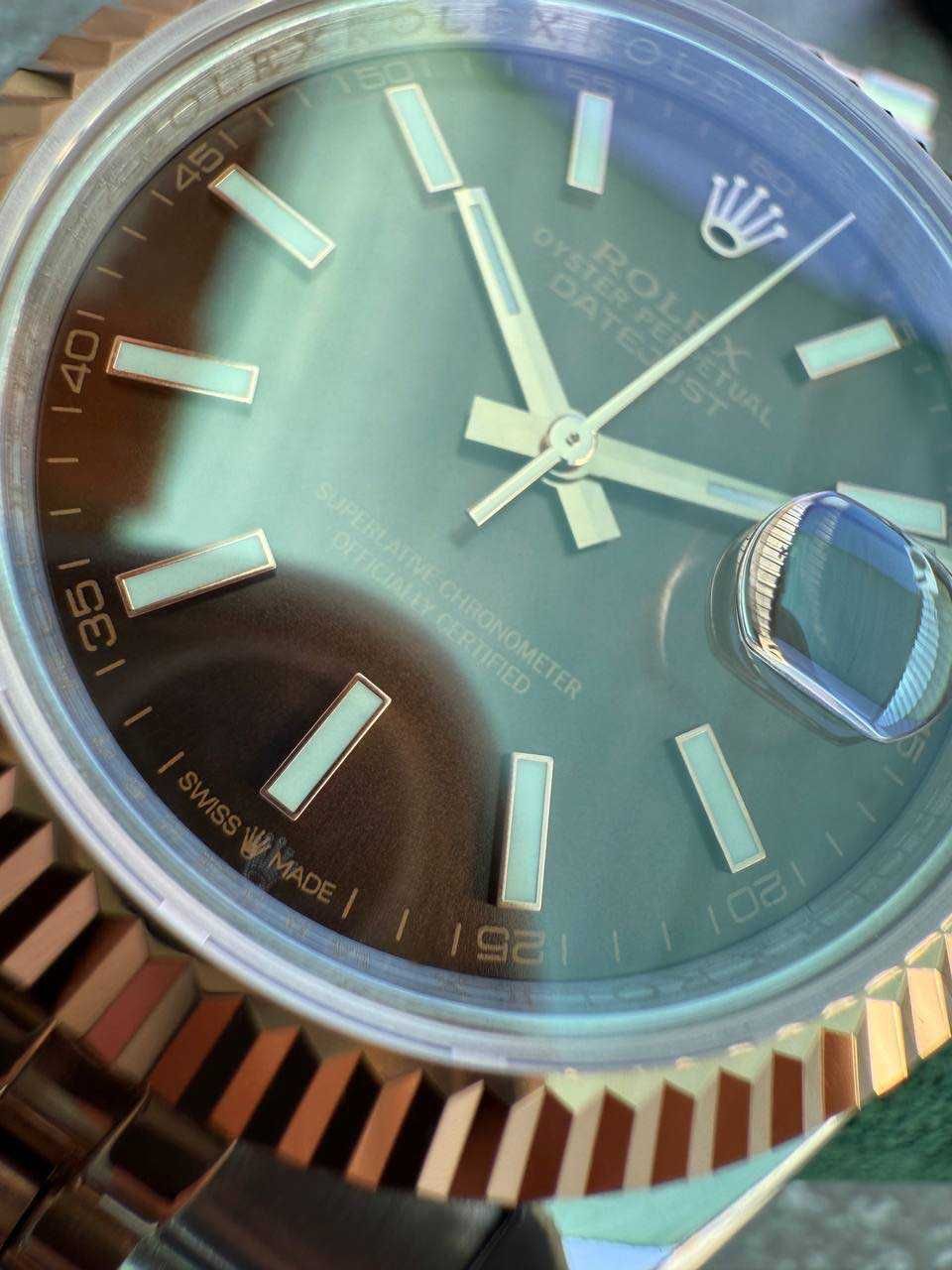 Швейцарские часы Rolex Datejust Chocolate Rose Gold. Топ качество