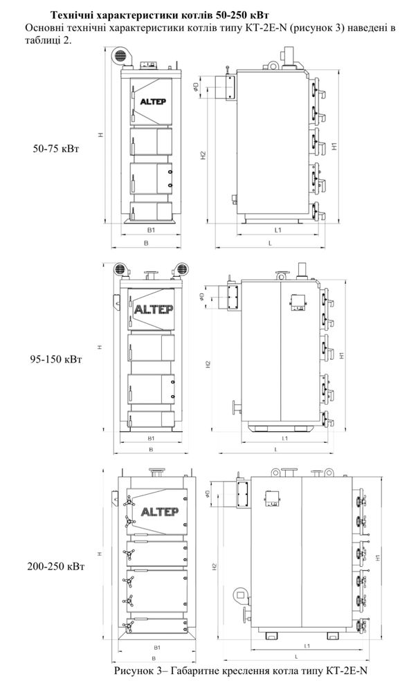 Котел ALTEP Duo Uni Plus 200 кВт, твердопаливні котли АЛЬТЕП котлы