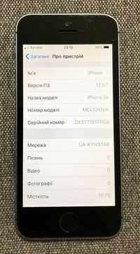 iPhone 5s на 16gb