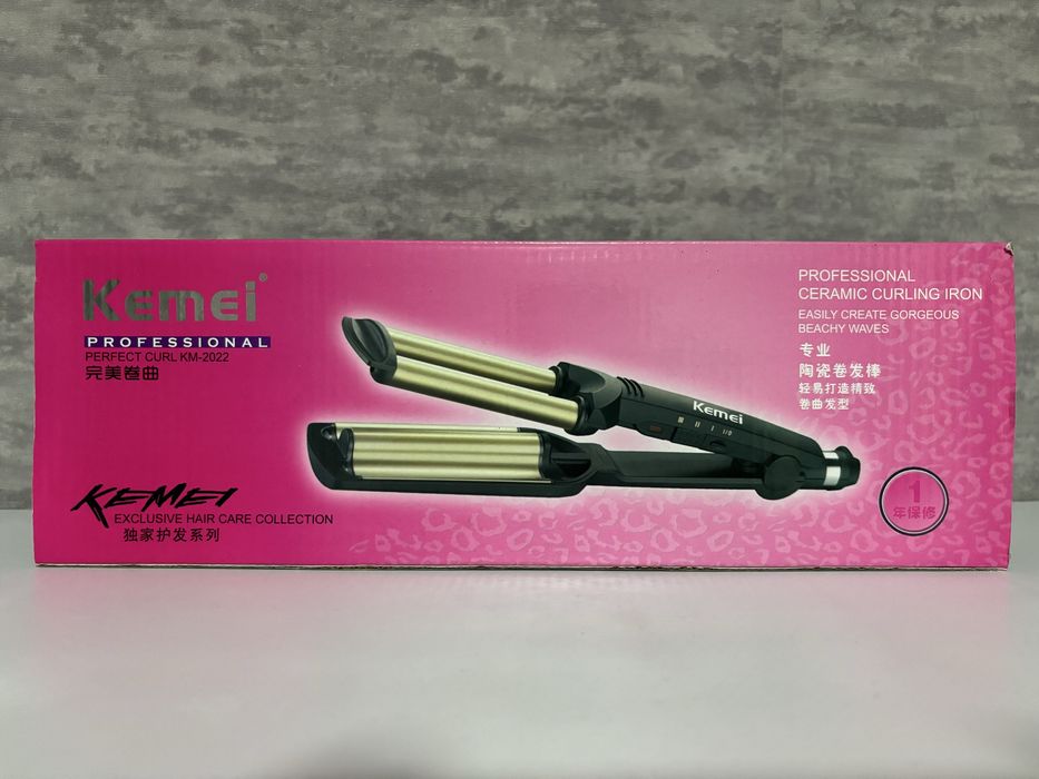 Плойка хвиля KIMEI 18мм