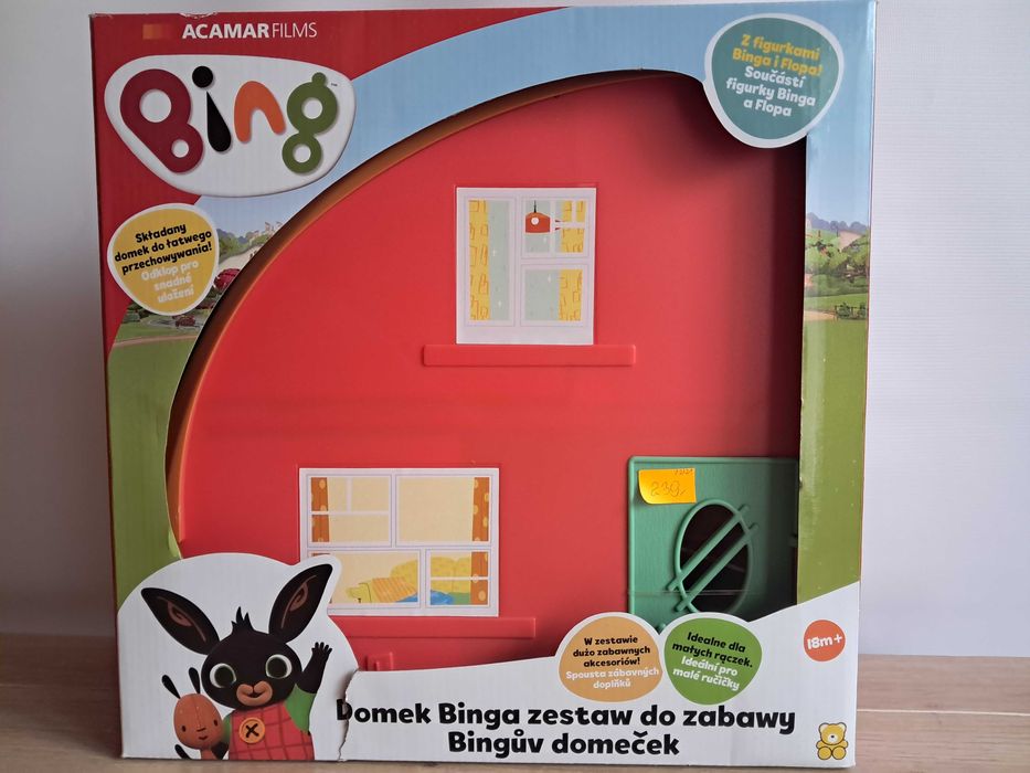 bing flop i domek binga do zabawy