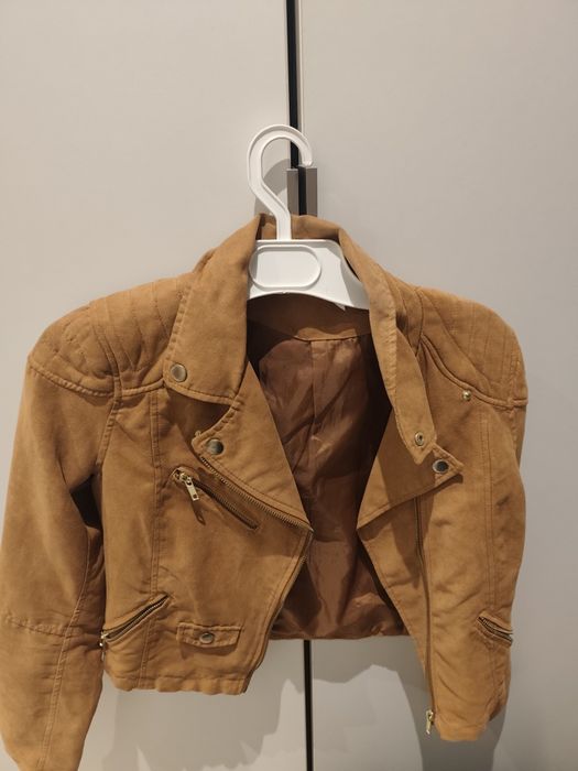 Kurtka ramoneska musztarda camel M 38