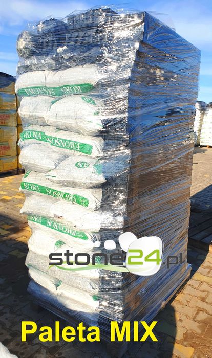 Kora sosnowa iglaków ogrodowa kwiatowa torf nawóz obornik humus