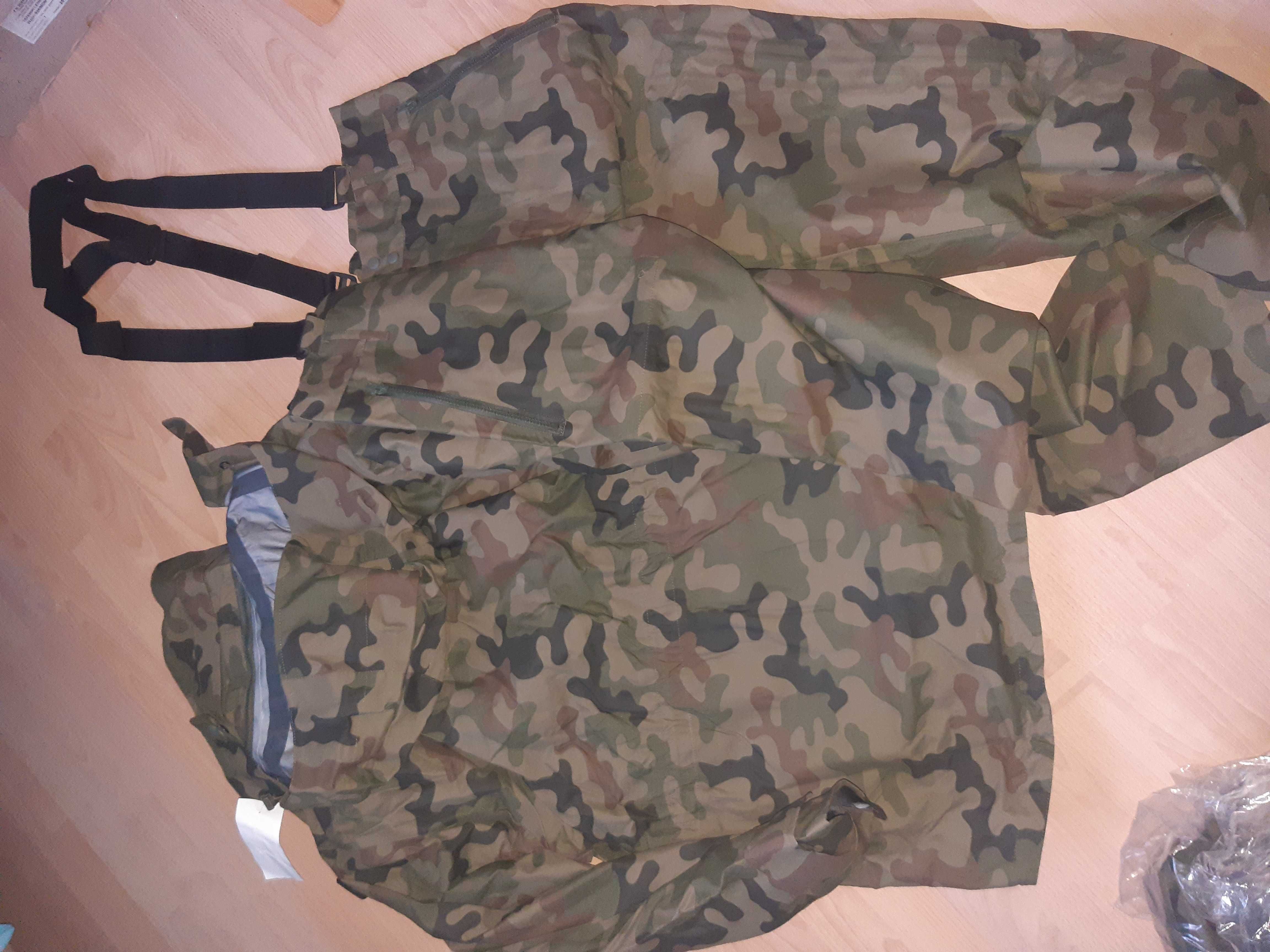 Ubranie ochronne 128mon,goretex roz.M/XL,kurtka wojskowa,polar,spodnie