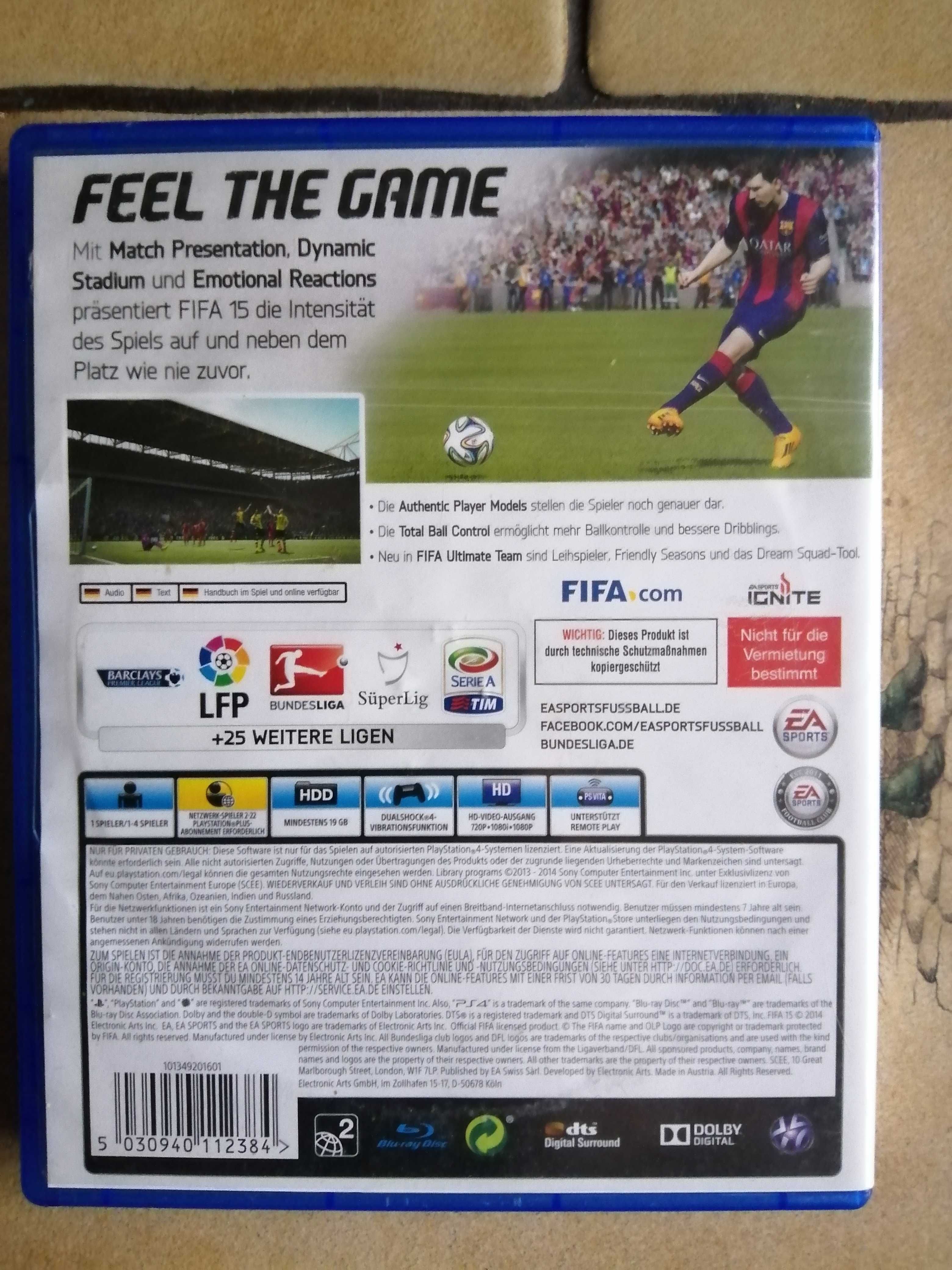 FIFA 15 Gra na Playstation 4