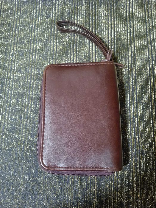 Кожаная барсетка с Блакнотом и Калькулятором.
