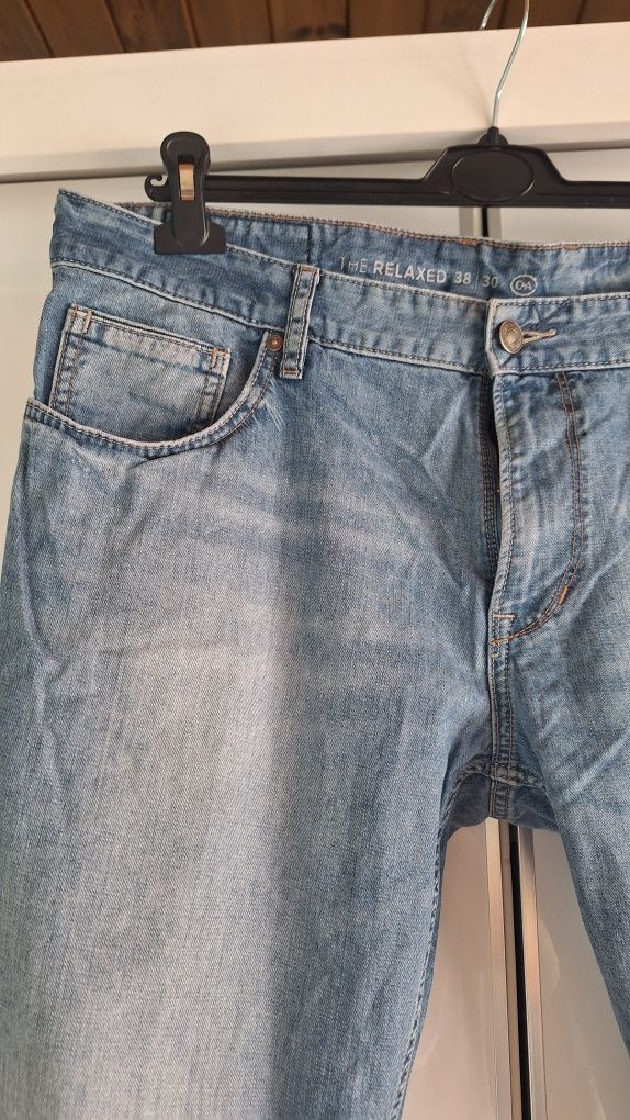 Spodnie dżinsy jeansy męskie