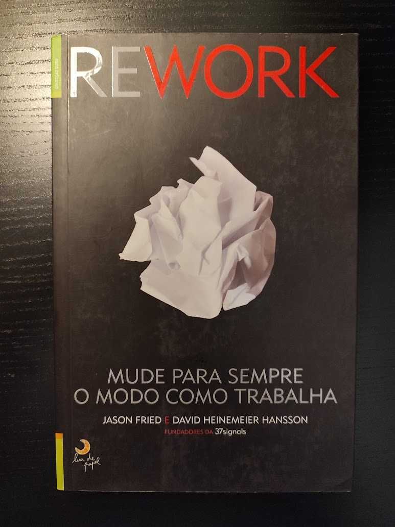 (Env. Incluído) Rework - Mude para sempre o modo como trabalha