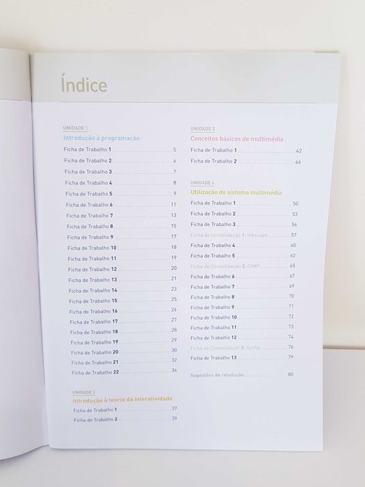 Caderno de atividades, Aplicações Informáticas B