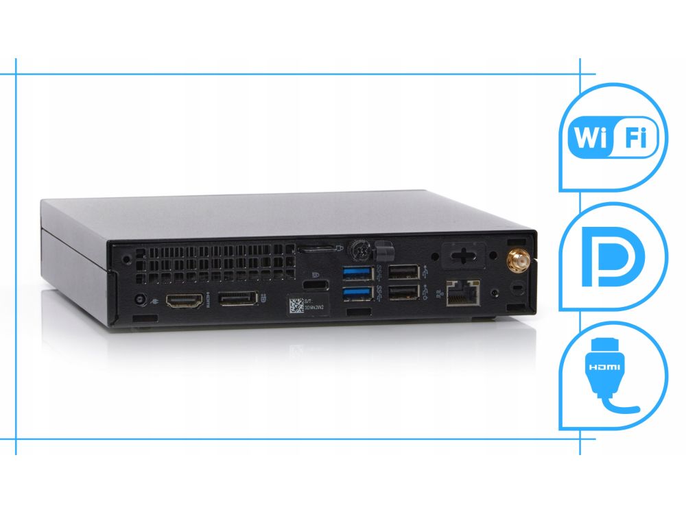 Dell Optiplex 3060 Tiny i3 8GEN 16GB DDR4 512SSD Win11 Pro