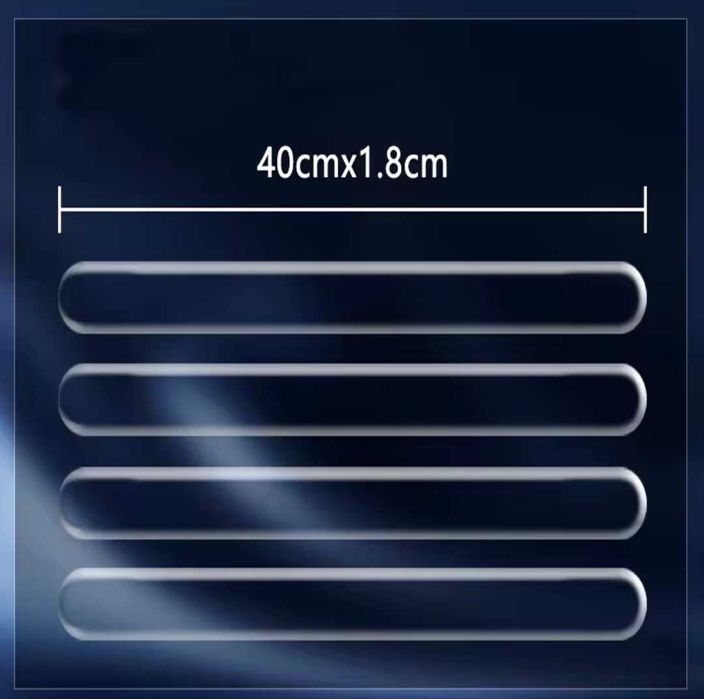 Listwy ochronne lakieru 4szt,przeciw uderzeniowe,motor,samochód 40x1.8