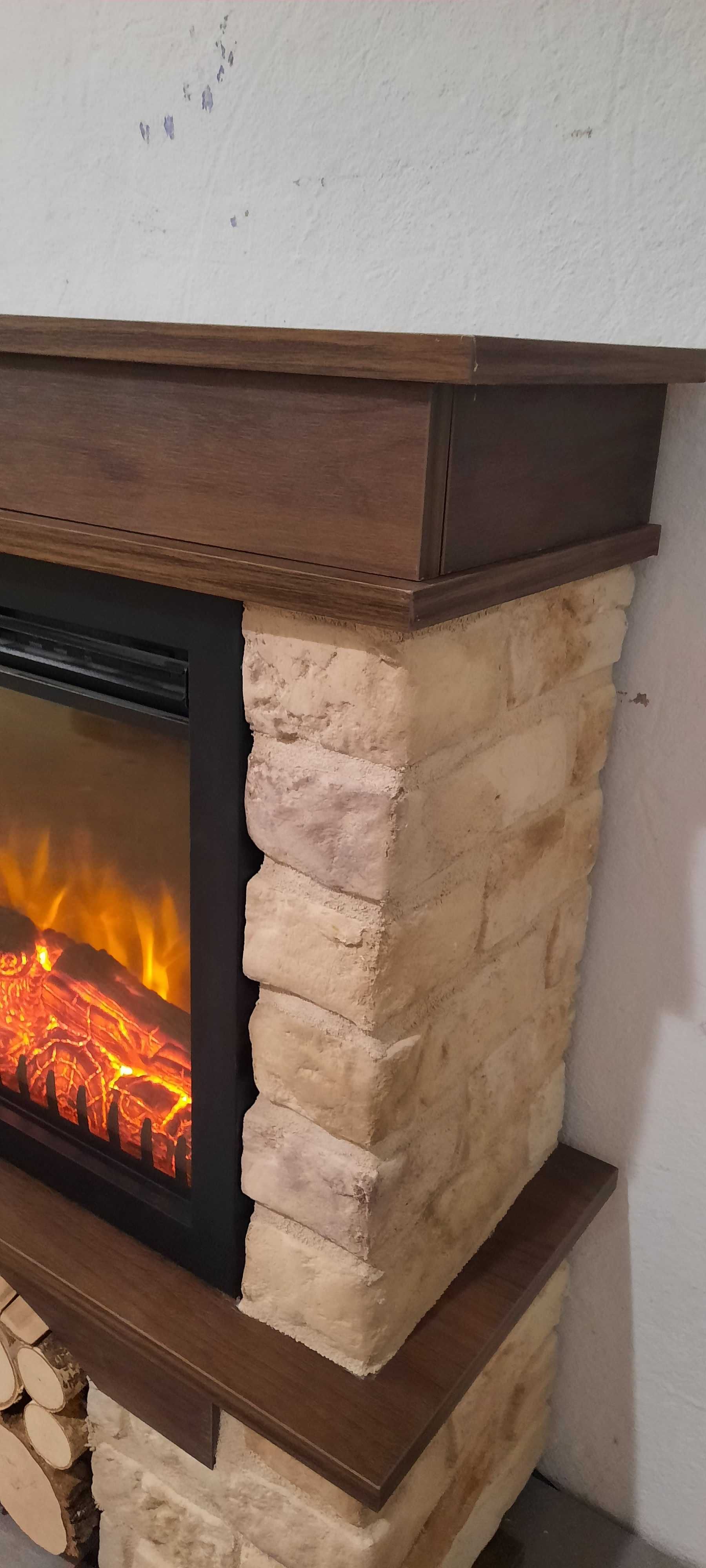KOMINEK Elektryczny cegiełki  DIMPLEX  Retro  Brick Sahara
